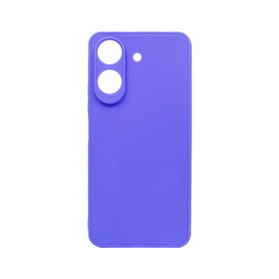 Soft Silicone Case with Camera Shield for Xiaomi Redmi 13C/Poco C65 Purple