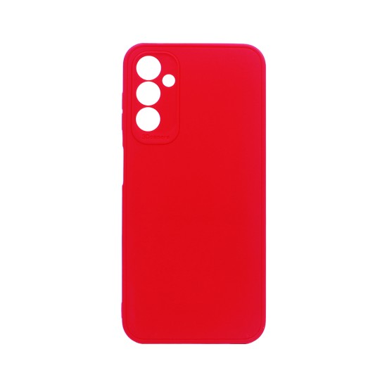 Silicone Case with Camera Shield for Samsung Galaxy A14 Red