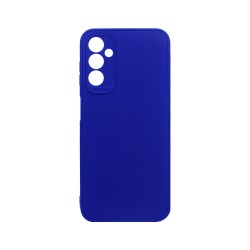 Capa de Silicone com Moldura de Câmera para Samsung Galaxy A14 Azul