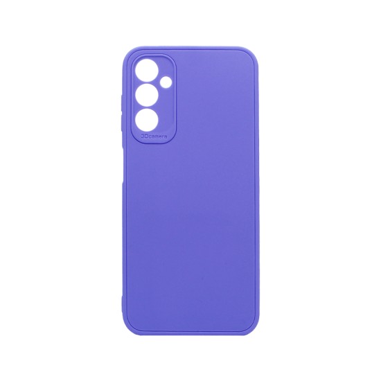 Silicone Case with Camera Shield for Samsung Galaxy A14 Purple