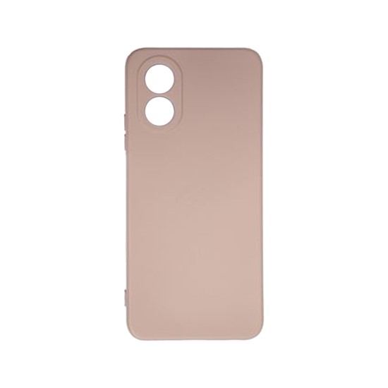 Silicone Case with Camera Shield for Oppo A38 4G/A18 Pink