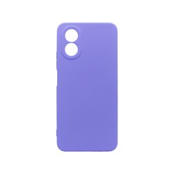 Capa de Silicone com Moldura de Câmera para Oppo A38 4G/A18 Roxo Capa de Silicone com Moldura de Câmera para Oppo A38 4G/A18 Roxo