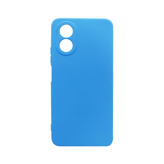 Silicone Case with Camera Shield for Oppo A38 4G/A18 Blue