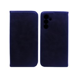 Capa Flip de Couro com Moldura de Câmera e Bolso Interno para Samsung Galaxy A15 4g/5g Preto Capa Flip de Couro com Moldura de Câmera e Bolso Interno para Samsung Galaxy A15 4g/5g Preto