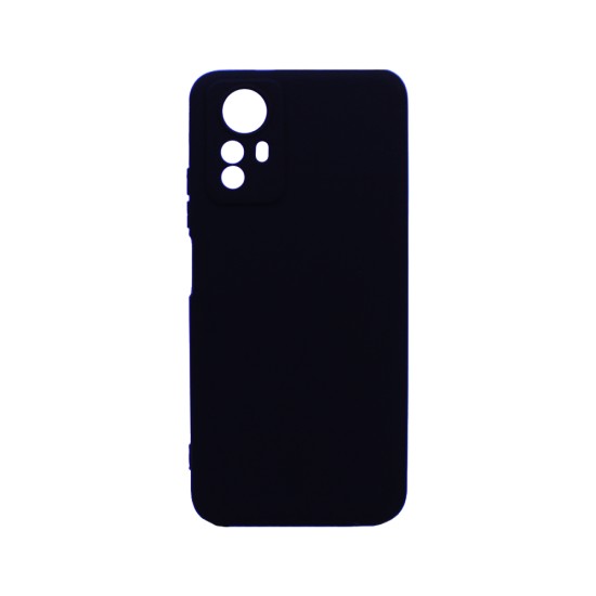 Silicone Case with Camera Shield for Xiaomi Redmi Note 12S Black