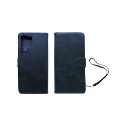 Funda Flip de Cuero con Bolsillo Interno para Samsung Galaxy S24 Ultra verde Funda Flip de Cuero con Bolsillo Interno para Samsung Galaxy S24 Ultra verde
