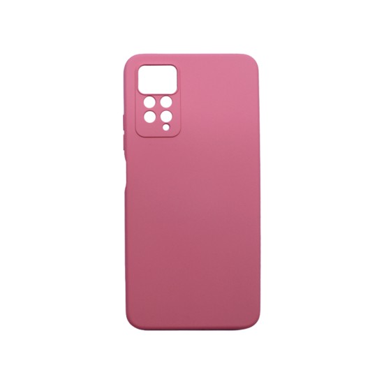 Silicone Case with Camera Shield for Xiaomi Redmi Note 11 Pro Pink