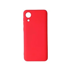 Capa de Silicone com Moldura de Câmera para Samsung Galaxy A04 Core Vermelho Capa de Silicone com Moldura de Câmera para Samsung Galaxy A04 Core Vermelho