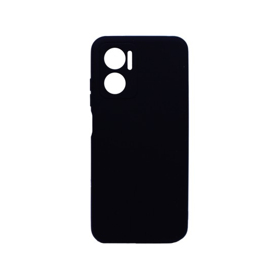 Silicone Case with Camera Shield for Xiaomi Redmi Note 11E Black