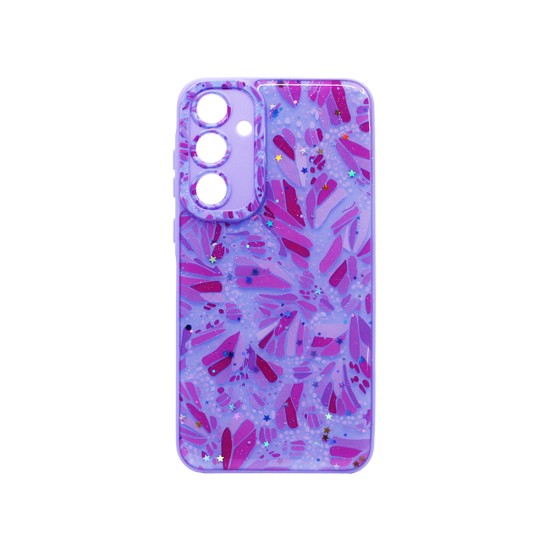 Designer Sillicone Case for Samsung Galaxy A55 5G Purple