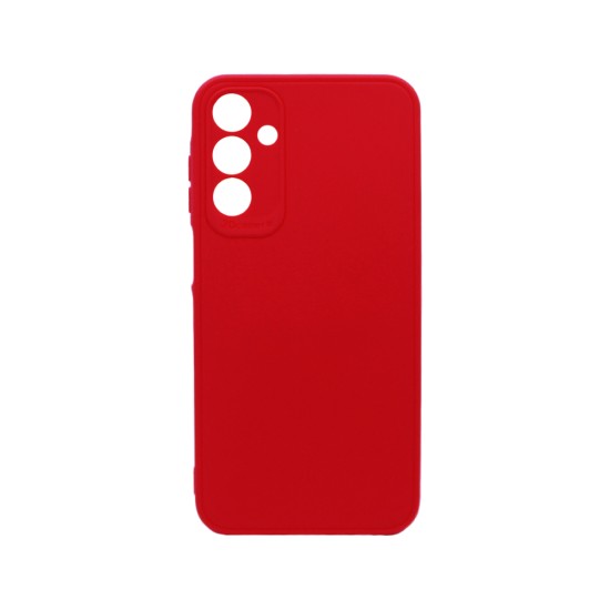 Soft Silicone Case with Camera Shield for Samsung Galaxy A25 Red