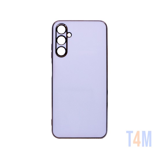 Funda de Silicona Diseño con Marco de Cámara para Samsung Galaxy A05S Blanco