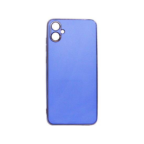 Designer Silicone Case with Camera shield for Samsung Galaxy A05 Blue