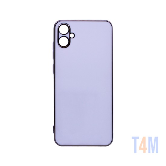 Funda de Silicona Diseño con Marco de Cámara para Samsung Galaxy A05 Blanco