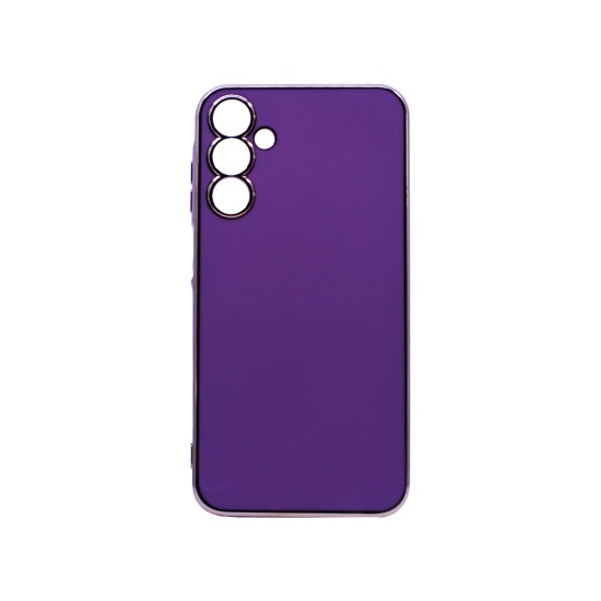 Designer Silicone Case with Camera shield for Samsung Galaxy A15 Purple