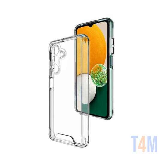 Capa de Silicone Dura com Moldura de Câmera para Samsung Galaxy A25 5G Transparente