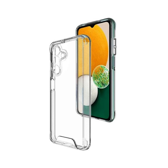 Hard Silicone Case with Camera Shield Samsung Galaxy A15 Transparent