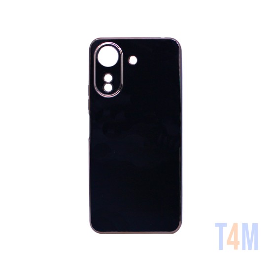 Designer Silicone Case with Camera shield for Xiaomi Redmi 13C/Poco C65 Black