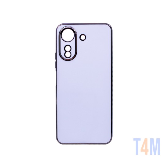 Funda de Silicona Diseño con Marco de Cámara para Xiaomi Redmi 13C/Poco C65 Blanco