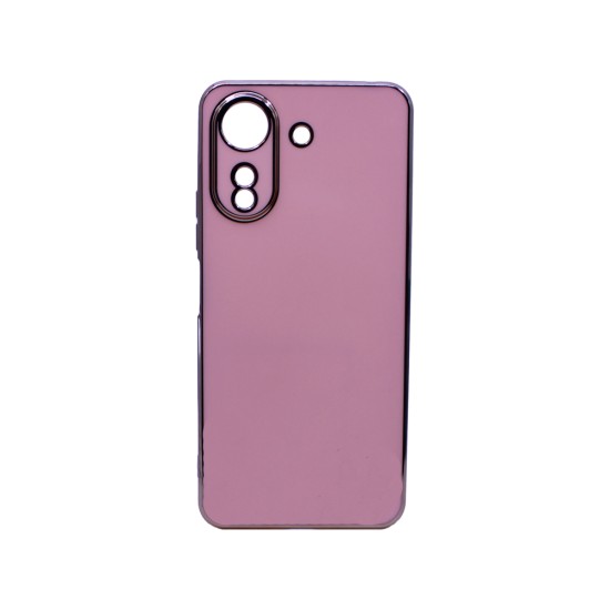 Designer Silicone Case with Camera shield for Xiaomi Redmi 13C/Poco C65 Pink