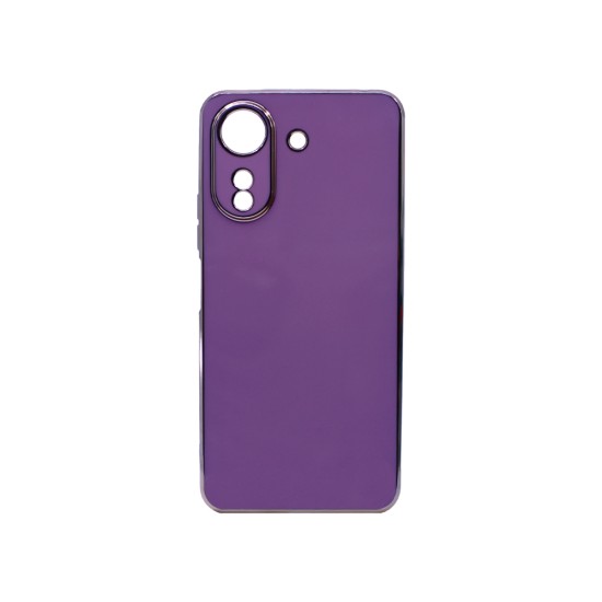 Designer Silicone Case with Camera shield for Xiaomi Redmi 13C/Poco C65 Purple