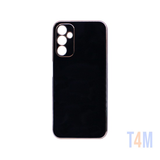 Funda de Silicona Diseño con Marco de Cámara para Samsung Galaxy A14 4G/5G Negro