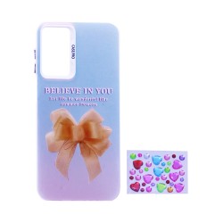 Designer Hard Case with Seperate Adhesive Stones for Samsung Galaxy A14 4G/5G Orange Designer Hard Case with Seperate Adhesive Stones for Samsung Galaxy A14 4G/5G Orange