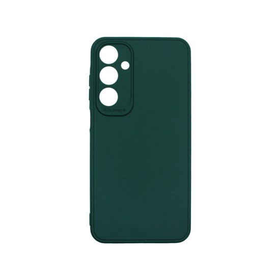 Soft Silicone Case with Camera Shield for Samsung Galaxy A25 Green