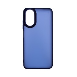 Capa de Silicone Transparente para Oppo A17 Preto Capa de Silicone Transparente para Oppo A17 Preto