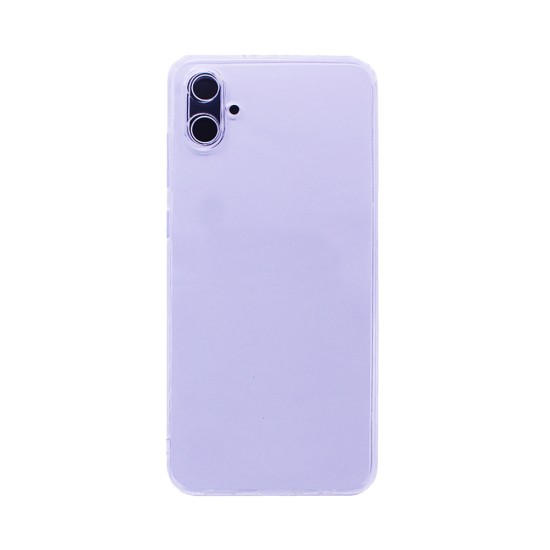 Soft Silicone Case with Camera Shield for Samsung Galaxy A05 Transparent