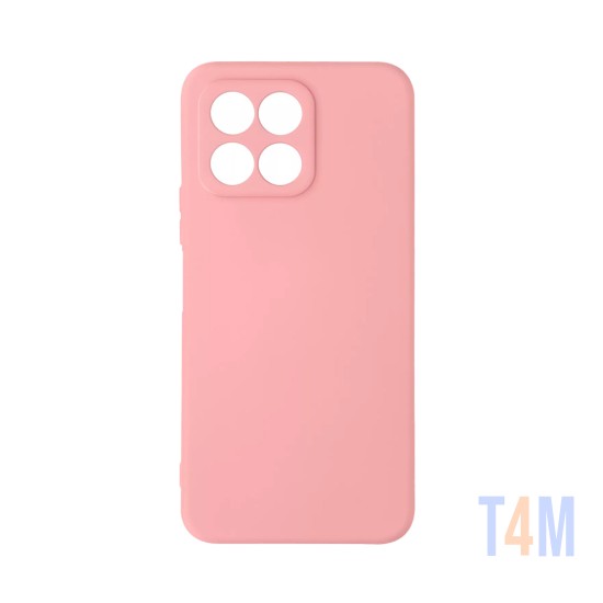 Funda de Silicona con Marco de Cámara para Huawei Honor X8 5G Rosa