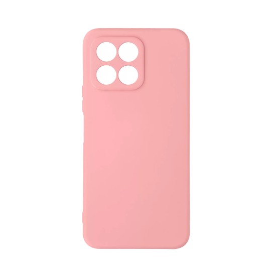 Silicone Case with Camera Shield for Huawei Honor X8 5G Pink