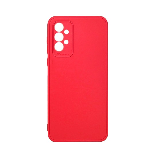 Soft Silicone Case with Camera Shield for Samsung Galaxy A52 4G/A52 5G/A52S Red