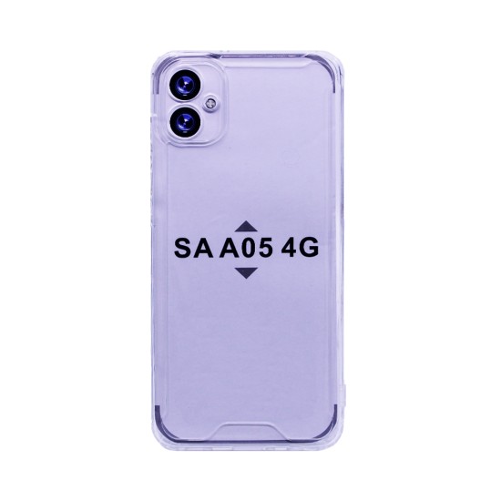 Hard Silicone Case with Camera Shield for Samsung Galaxy A05 4G Transparent