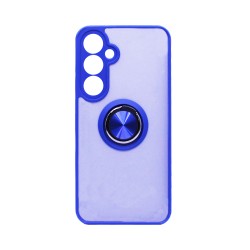 Capa com Anel de Suporte para Samsung Galaxy S24 Plus Azul Fumado Capa com Anel de Suporte para Samsung Galaxy S24 Plus Azul Fumado