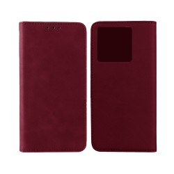 Capa de Couro com Bolso Interno para Xiaomi Redmi Note 13 5G Vermelho Capa de Couro com Bolso Interno para Xiaomi Redmi Note 13 5G Vermelho