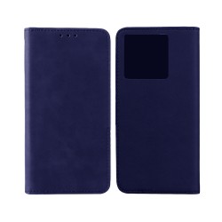 Capa Flip de Couro com Bolso Interno para Xiaomi Redmi Note 13 5G Azul Capa Flip de Couro com Bolso Interno para Xiaomi Redmi Note 13 5G Azul