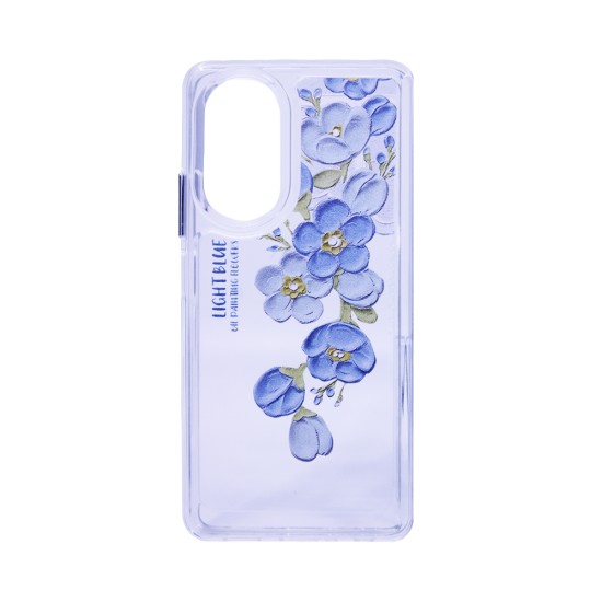 Designer Hard Case for Oppo A17 4G Light Blue