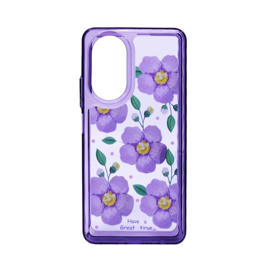 Designer Hard Case for Oppo A38 4G Purple