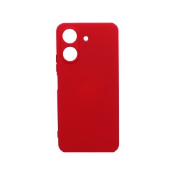 Funda de Silicona con Marco de Cámara para Xiaomi Redmi 13C/Poco C65 Rojo Funda de Silicona con Marco de Cámara para Xiaomi Redmi 13C/Poco C65 Rojo