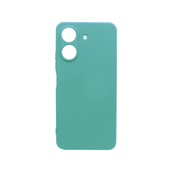 Silicone Case with Camera Shield for Xiaomi Redmi Redmi 13C/Poco C65 Green