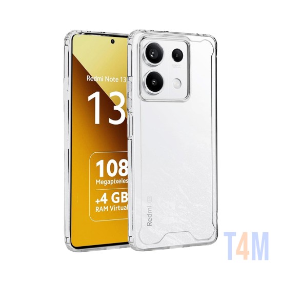 Capa de Silicone Dura para Xiaomi Redmi Note 13 4G Transparente