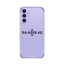 Capa de Silicone Dura com Moldura de Câmera para Samsung Galaxy A05s 4G Transparente Capa de Silicone Dura com Moldura de Câmera para Samsung Galaxy A05s 4G Transparente
