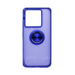 Capa com Anel de Suporte para Xiaomi Redmi Note 13 Pro Plus 5G Azul Fumado Capa com Anel de Suporte para Xiaomi Redmi Note 13 Pro Plus 5G Azul Fumado