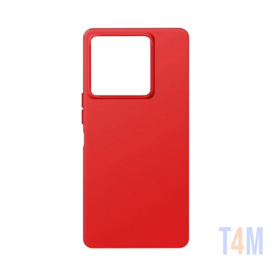 Funda de Silicona Para Xiaomi Redmi Note 13 5G Rojo