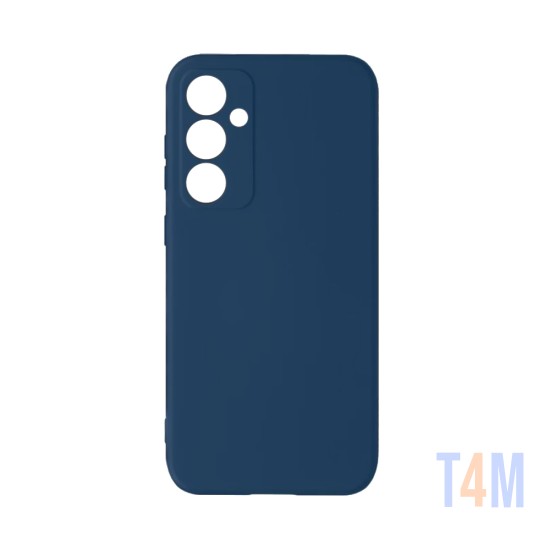 Funda de Silicona con Marco de Cámara para Samsung Galaxy S23 FE Azul Oscuro