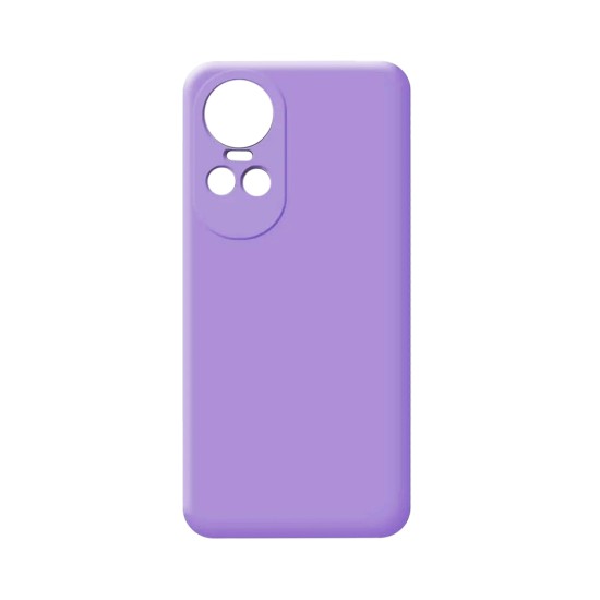 Silicone Case with Camera Shield for Oppo Reno 10 5G Purple