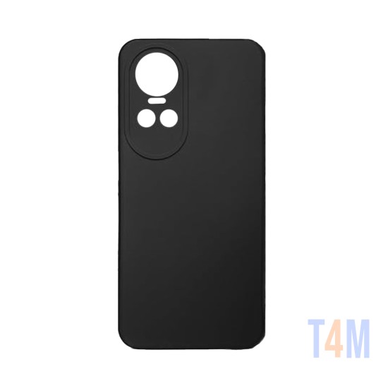 Silicone Case with Camera Shield for Oppo Reno 10 5G Black