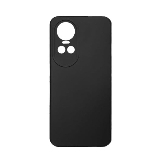 Silicone Case with Camera Shield for Oppo Reno 10 5G Black