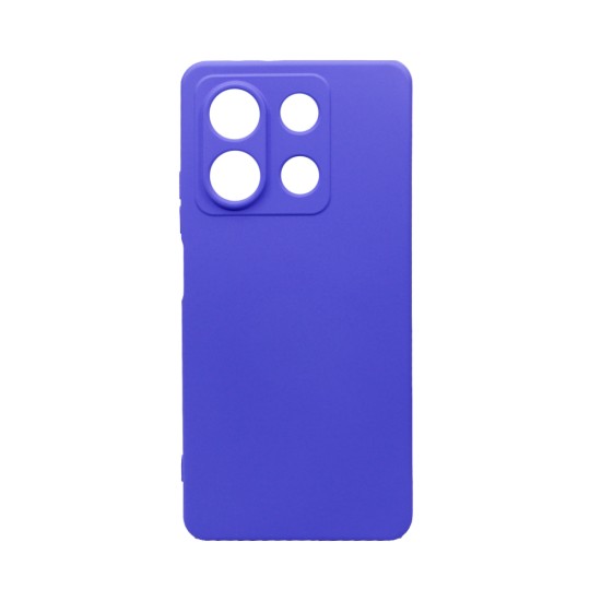 Silicone Case with Camera Shield for Xiaomi Redmi Note 13 5G Purple